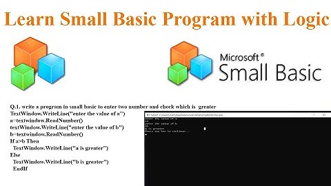 #1 Learn Small Basic Programming - Introduction