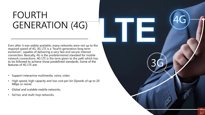 Comparison of 2g 3g 4g and 5g networks