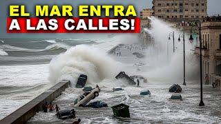 Acaba De Pasar El Mar Ingresa A Las Calles De Cuba Hoy Fuertes Marejadas Olas Gigantes Hoy
