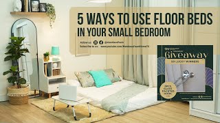 5 Ways to Use Floor Beds in Your Small Bedroom | Decoration Idea | Mandaue Foam | MF Home TV