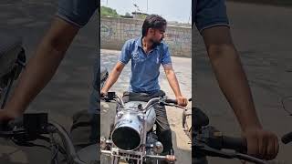 new customer review #royalenfield#chauhanbulletworkshop#automobile#bullet#bulletlover#bulletmaster