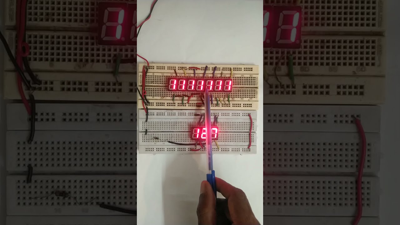 HEIGHT VALUE OF SEVEN BITS BINARY NUMBER