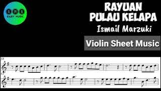 Free Sheet [Karaoke] Rayuan Pulau Kelapa - Ismail Marzuki [Violin Sheet Music]