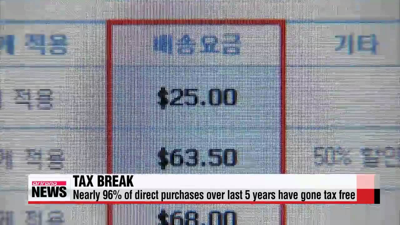 Tax exemption for 96% of overseas direct purchase items