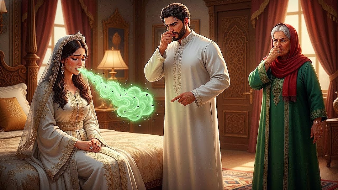 #قصة_العروس التي طلقها زوجها ليلة زفافها بسبب رائحة فمها الكريهة 🤢فَكَانَ عِقَابُ اللهِ مُرْعِباً!