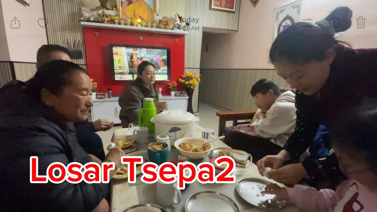 Losar tsepa 2.#familytime #tibetanvlogger 