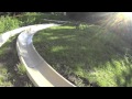 Insane Alpine Slide Crash