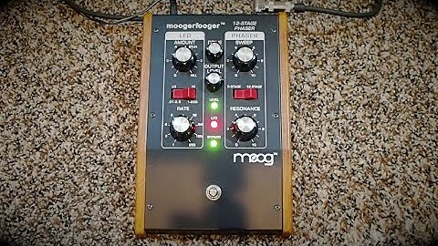 Moog Moogerfooger MF-103 12-Stage Phaser Demo