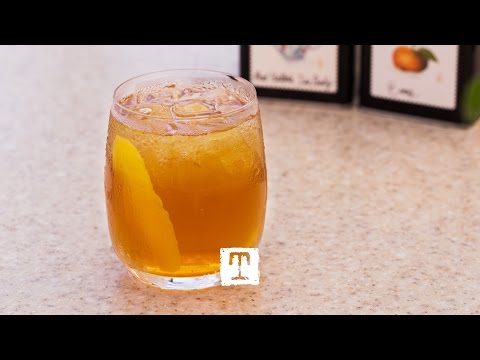 Manhattan Twist Tea Cocktail ft. Mad Hatter's Blend at Royal Hawaiian Hotel #TealeavesMixology