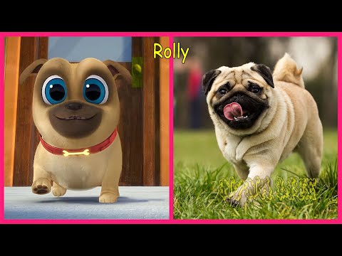 Disney Puppy Dog Pals Characters in Real Life 👉 @NynaLife
