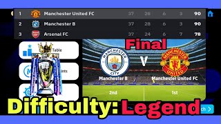 My League Final Matchday Against Man City (Legend Teams) #efootball