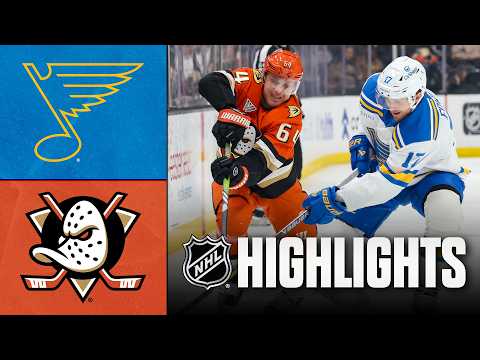 Blues vs. Ducks | NHL Highlights | March 08, 2026