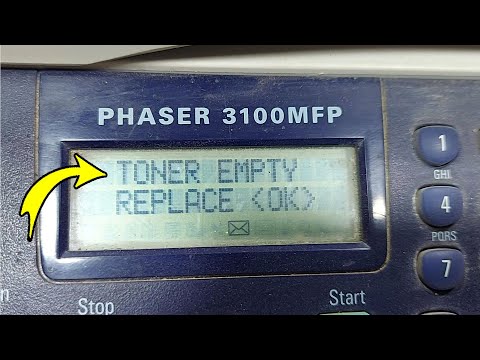How to Fix 'Toner Empty, Replace OK' Error on Xerox Phaser 3100 | Mr. Hacker Tube