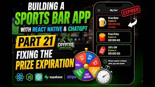 Information Building a Sports Bar App with React Native & ChatGPT  Part 21 fixing the prize experation News