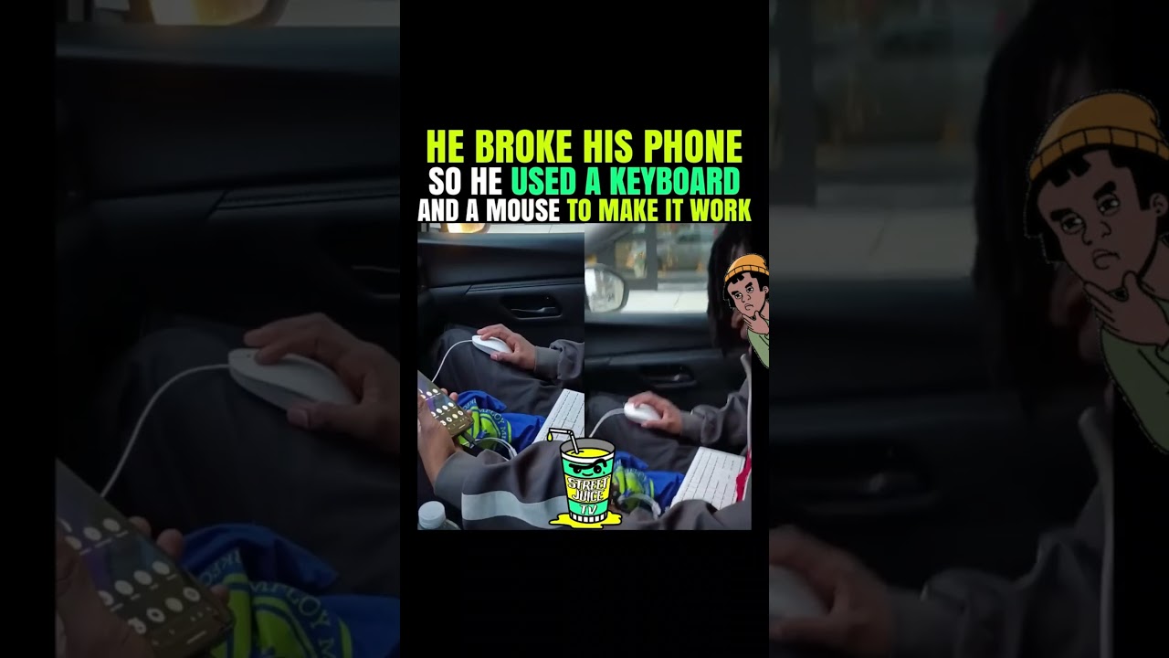 That young man is smart! 