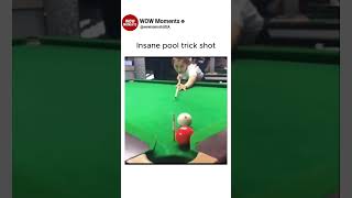 Insane pool trick shot
