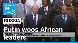 Putin woos African leaders at second day of summit in Russia • FRANCE 24 English