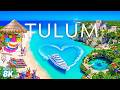 TULUM 8K Aerial 🇲🇽  🍍 Mayan Ruins, Caribbean Beaches &amp; Jungle Cenotes Paradise 🏝️