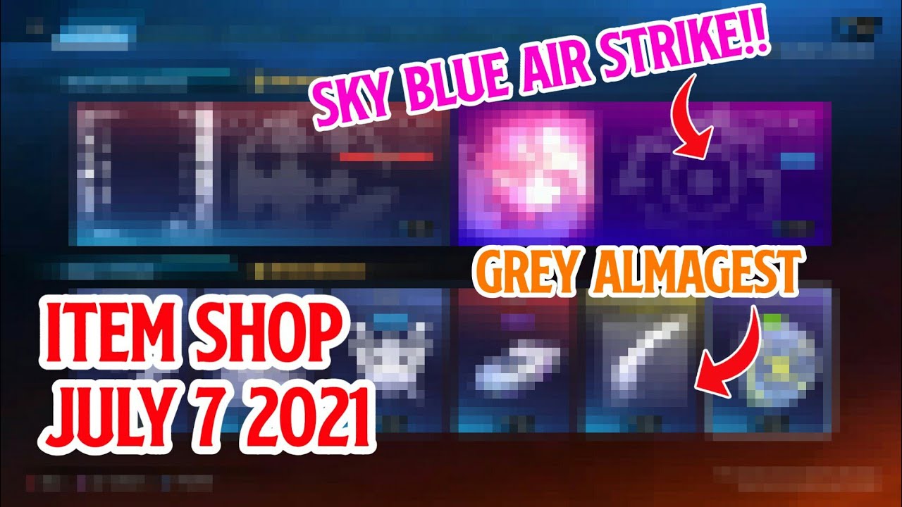 Rocket League Item Shop Today July 7 2021 Sky Blue Air Strike,Octane decal,Grey Almagest
