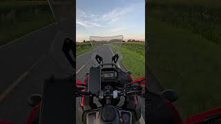 sunset cruise on the klr650
