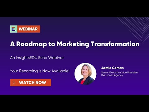 Webinar: A Roadmap to Marketing Transformation - YouTube