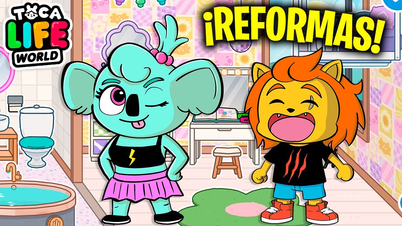 🔴 ¡NUEVA ACTUALIZACIÓN! REFORMO las HABITACIONES de LARA y NIKO en TOCA LIFE