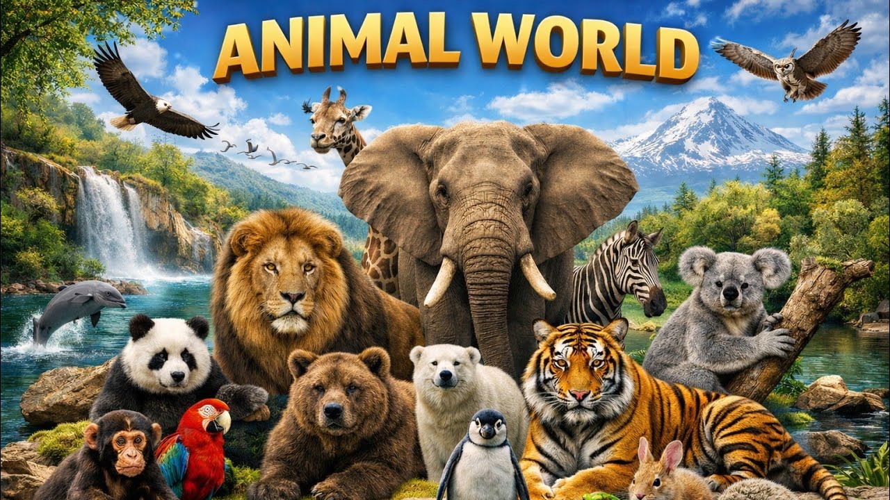 Relax nature video - animals 8K Heyvanlar aləmi 