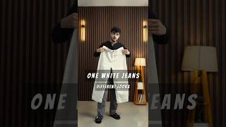 The only white jeans you needed!! 🤩 | #whitejeans #jeans #mensfashion