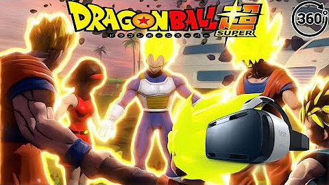 Dragon Ball   Goku turns Super Saiyan God   virtual reality 360 videos realidad virtual vr