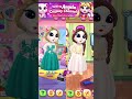 Elsa &amp; Anna spinning magic ❄️✨ | Frozen sisters trend#elsa #anna #frozen #mytalkingangela #shorts