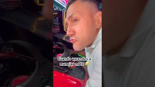 Cuando aprendes a manejar moto 😂
