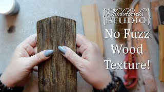 Realistic & Durable Rustic Wood Grain Effects for 1:12 Scale Models