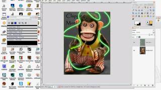 How To make a beam like effect on GIMP 2.6