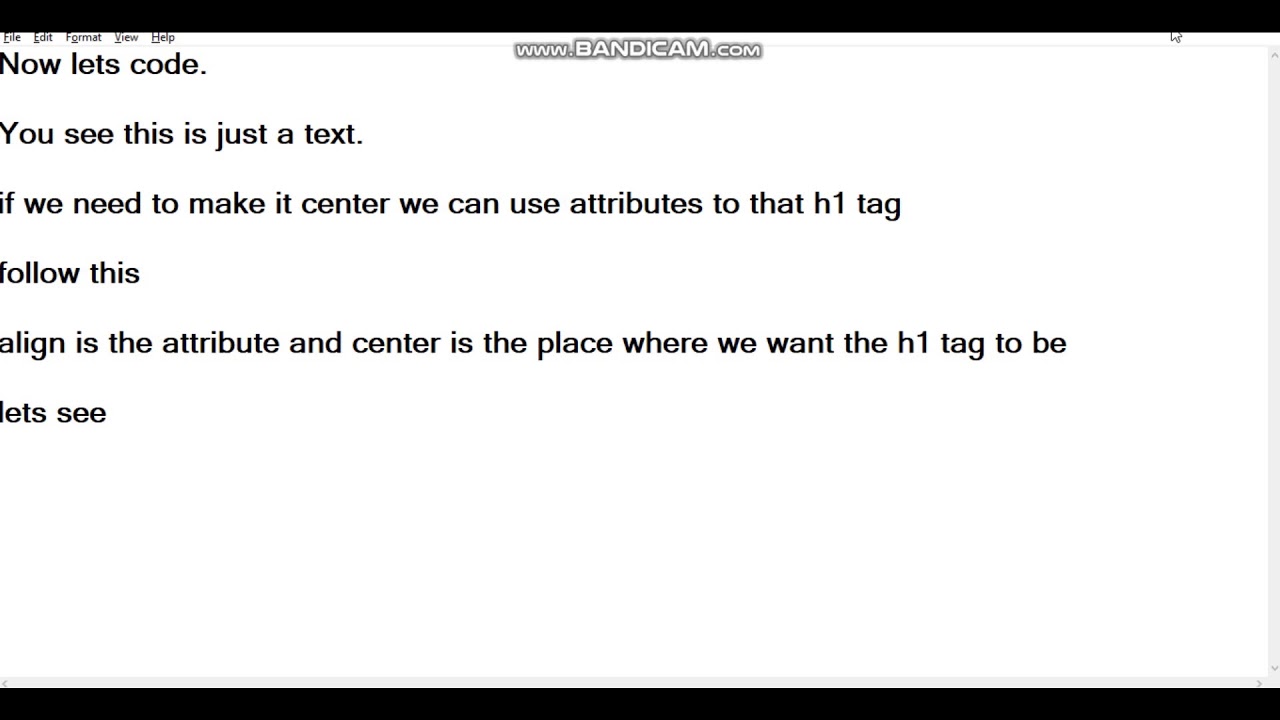 HTML lesson 2 - YouTube