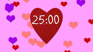 25 Minutes Heart Timer with Music