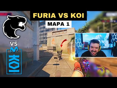 ART DESTRÓI NO MAJOR!🔥FURIA VS KOI - PGL Major Copenhagen 2024 (Mapa 1)
