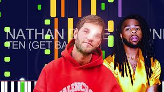 Nathan Dawe Ft. MNEK - TEN (GET BACK UP) (PRO MIDI FILE REMAKE) - "in the style of"