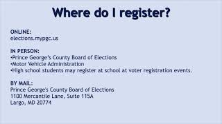 Voter Registration PSA