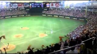 110504巨人阪神戦〔41〕ラミレス選手のヒット、坂本選手ホームへ