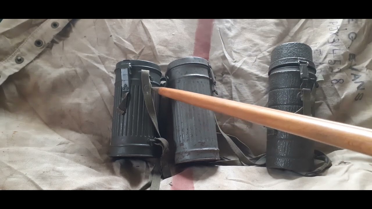 Руководство по респираторам немецкого вермахта времен Второй мировой войны, контейнерам, западног...