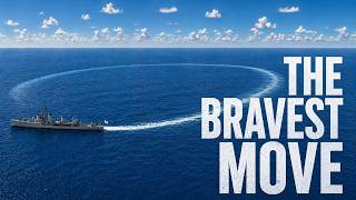 HMS Zulu Turned Back to Rescue a Burning Ship