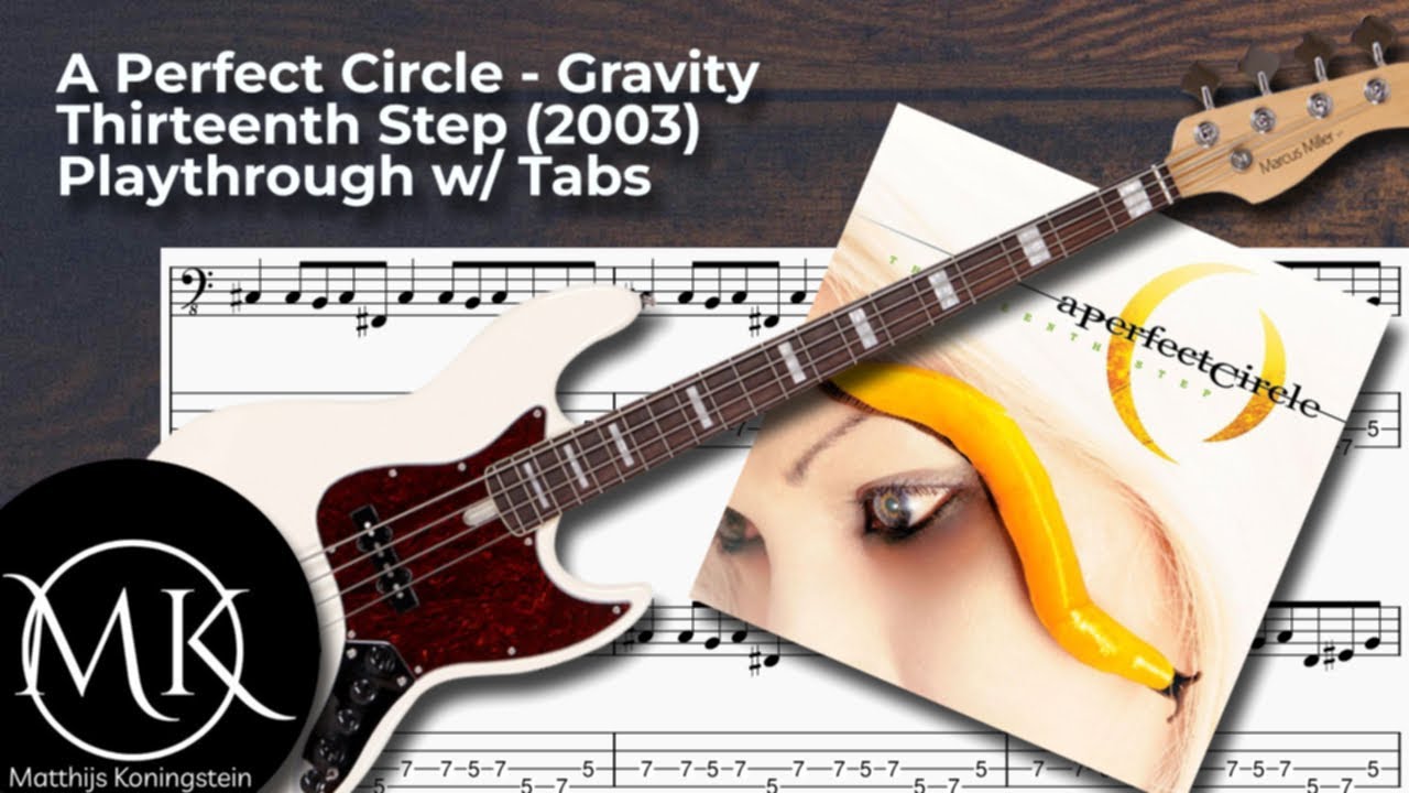 A Perfect Circle - Gravity (Bass Cover) (Lesson w/ Tabs)