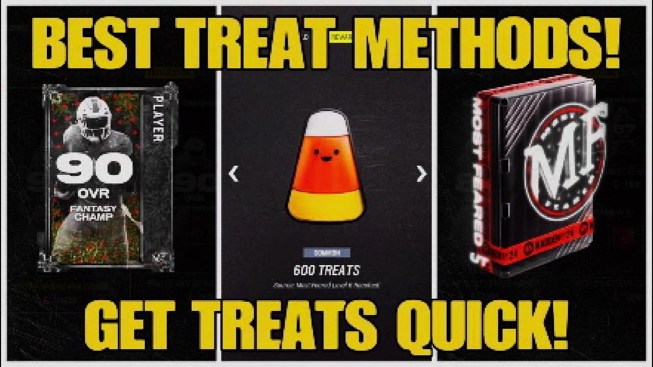THE BEST WAY TO GET TREATS IN MADDEN 24!!!