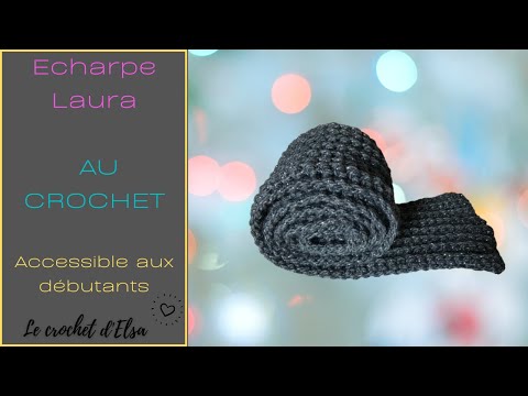 Kit de crochet pour écharpe pour débutants Kit de crochet facile pour débutants  Echarpe au crochet, motif laine couture -  France