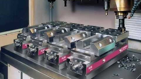 CNC machining center vises for precision power workholding and fixturing from Roemheld