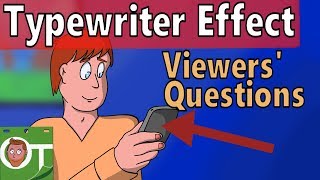 Typewriter effect - Viewers' Questions
