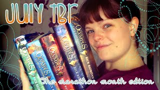 July TBR #HeroesOfOlympusMarathon