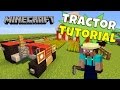 Minecraft: Como hacer un Tractor, Super Tutorial.