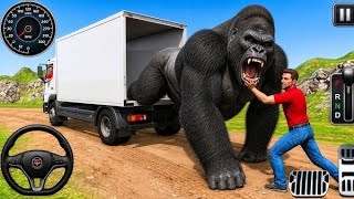 🦍 Giant Gorilla Transport Truck Simulator | Wild Animal Rescue Mission Gameplay 🚚🔥 screenshot 3