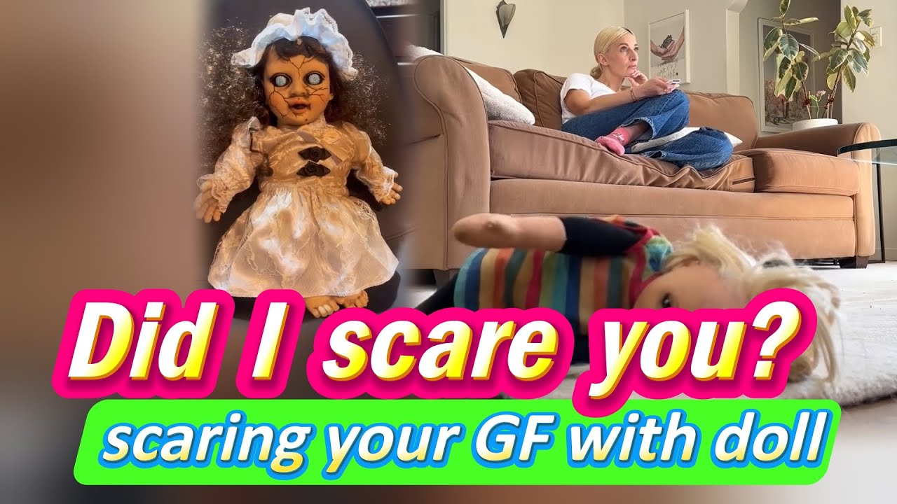 Funny😄｜Did I scare  you?Possessed doll prank｜Broma de la muñeca poseída 😱👻